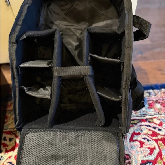 Black Camera Backpack - Picture 2 of 4